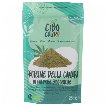 PROTEINE DELLA CANAPA PLV 250G CIBOCRUDO PROTEINE DELLA CANAPA PLV 250G CIBOCRUDO