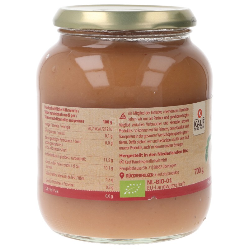 POLPA DI MELA 100% BIO XXL 700G KAUF