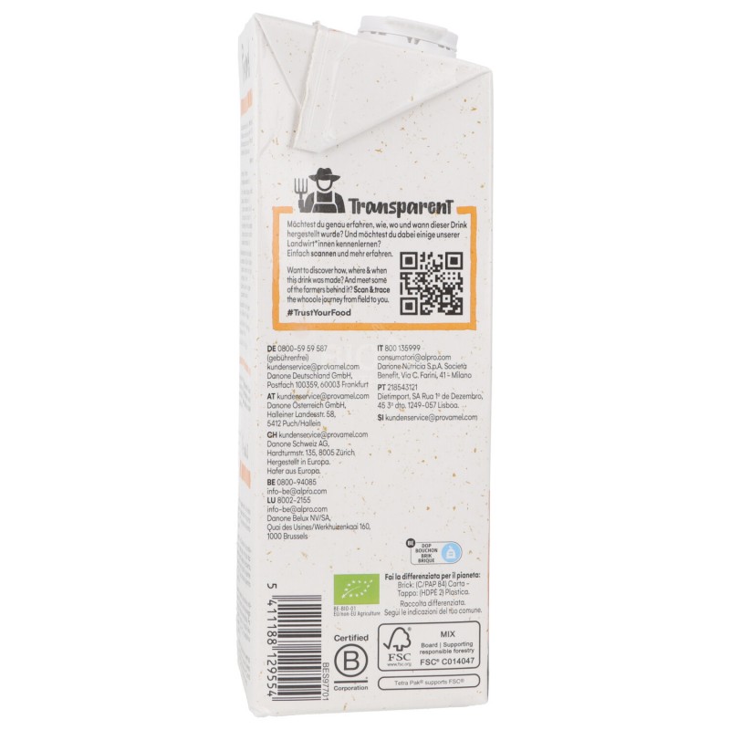 DRINK AVENA BIO VEGAN 1LT PROVAMEL