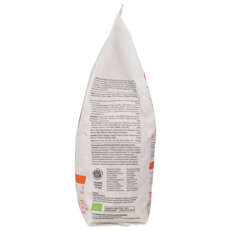 Pasta Rigatoni di Grano Duro Bio trafilati al bronzo