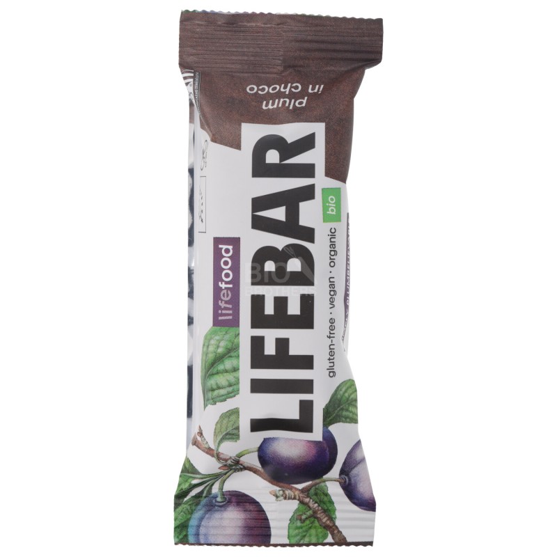 Lifebar Prugna inChoco barretta biologica