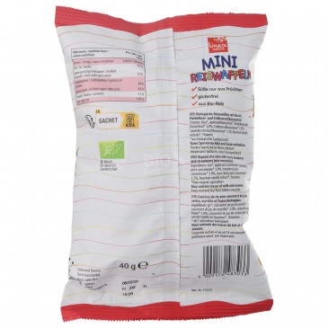 MINIGALLETTE MULTIFRUTTI DI RISO BIO 40G LINEA