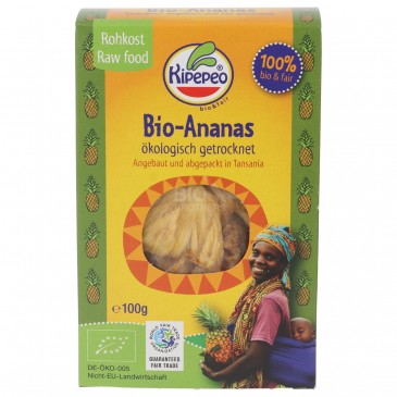 ANANAS SECCO PEZZI BIO 100G KIPEPEO ANANAS SECCO PEZZI BIO 100G KIPEPEO