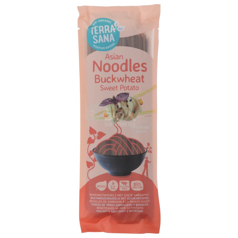 NOODLES GRANOSARACENO & PATATADOLCE BIO S/G 250G