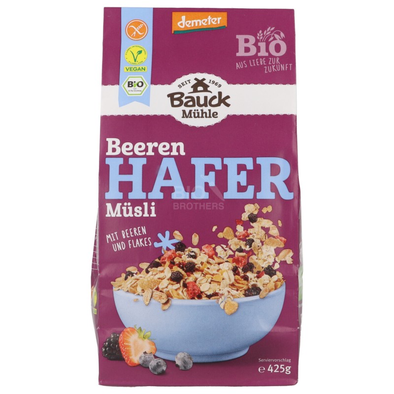 Müsli Senza Glutine Avena & Frutti Rossi biodinamico