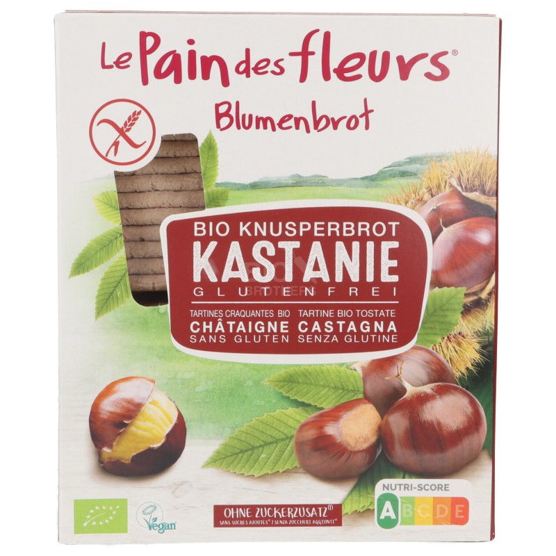 Tartine tostate alla castagna Bio tipo estruse