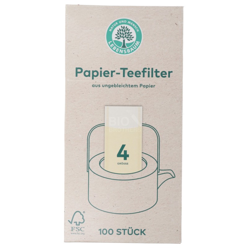 FILTRI DI CARTA PER TISANA MISURA 4 100PZ