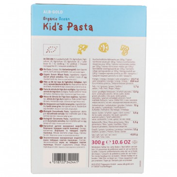KID'S PASTA OCEANO BIO 300G ALB NATUR KID'S PASTA OCEANO BIO 300G ALB NATUR