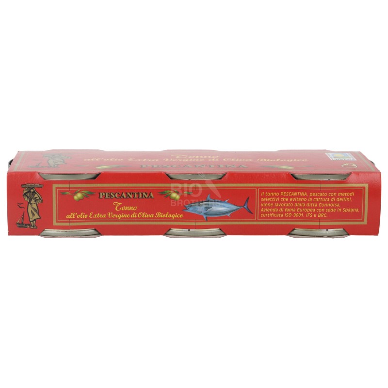 Tonno all'olio extravergine di oliva biologico