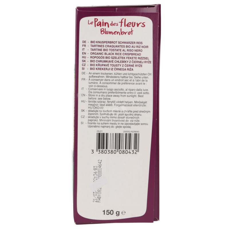 Tartine tostate estruse al riso nero