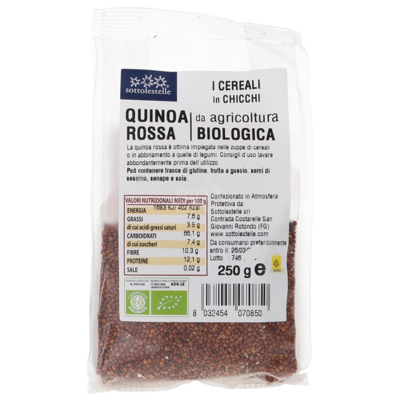 QUINOA ROSSA BIO 250GR