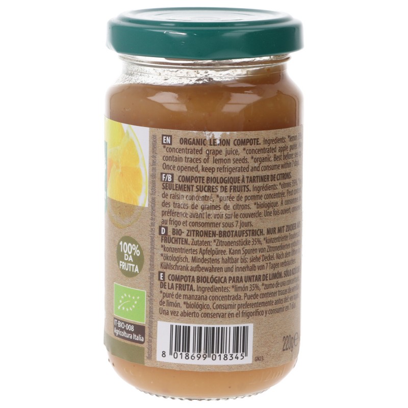 COMPOSTA LIMONI S/PECTINA 220G PROBIOS