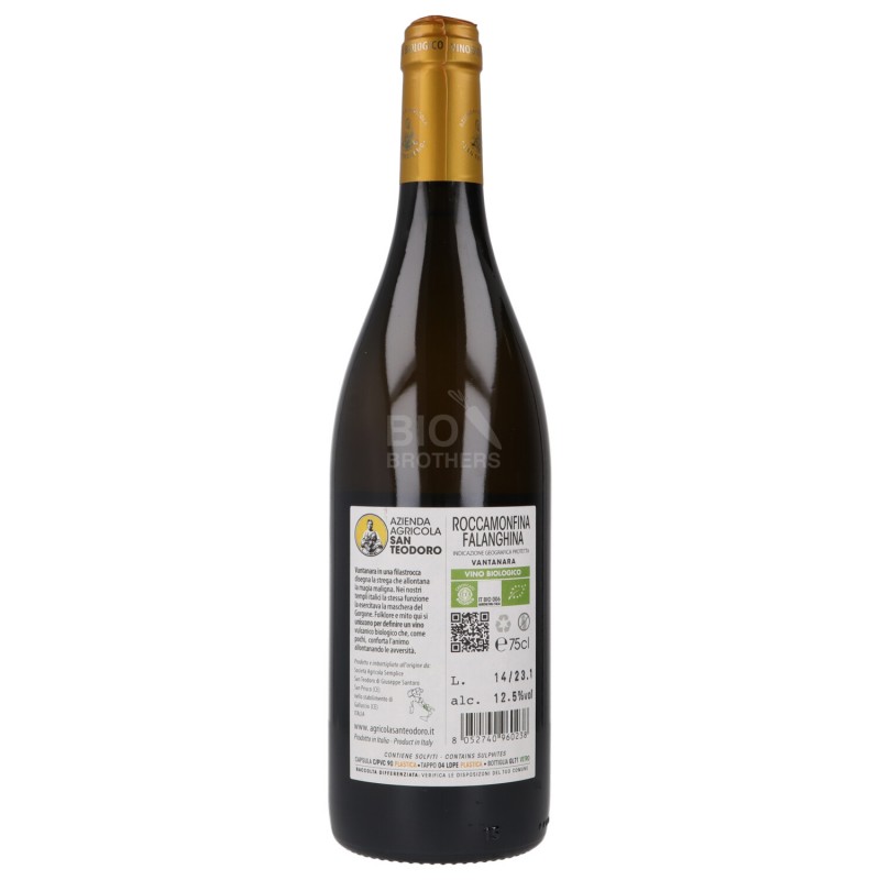 VINO FALANGHINA ROCCAMON.IGP BIO 750ML