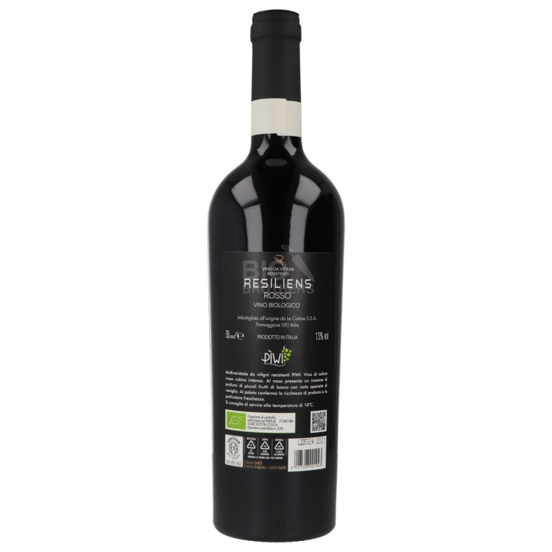 VINO ROSSO RESILIENS BIO 750ML CARLINE