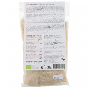PANKO - PANGRATTATO ORIENTAL BIO 125G ARCHE PANKO - PANGRATTATO ORIENTAL BIO 125G ARCHE