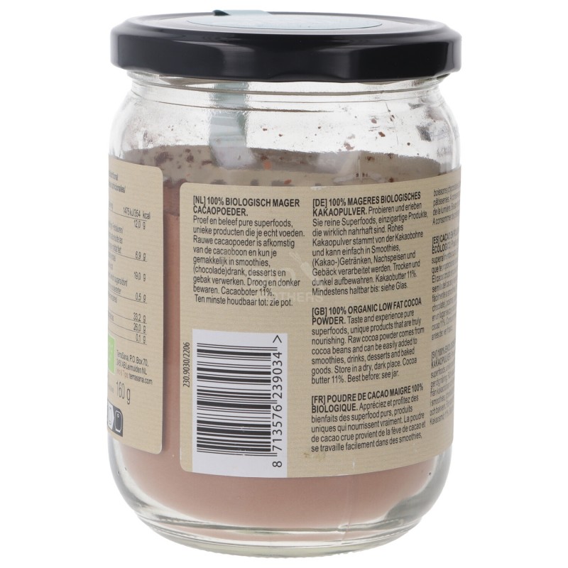 CACAO BIO PLV RAW ANTIOXIDANT 160G