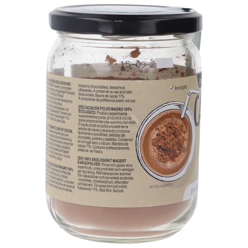 CACAO BIO PLV RAW ANTIOXIDANT 160G