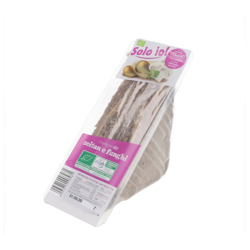 TRAMEZZINO SEITAN E FUNGHI 150GR