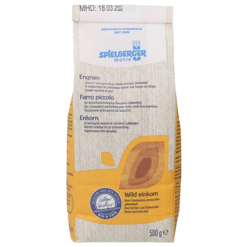 FARRO MONOCOCCO CHICCHI DEMETER 500G