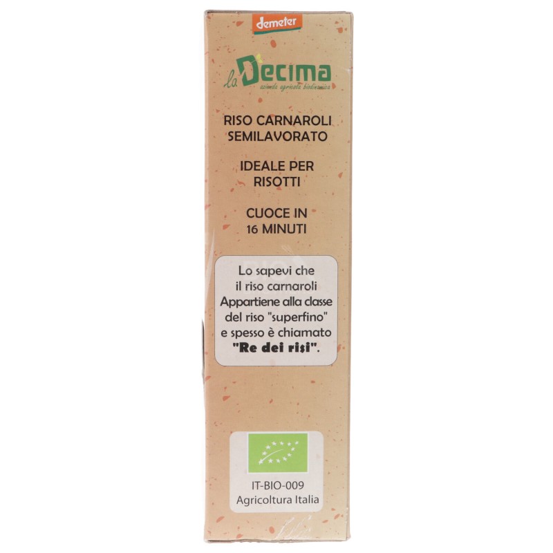 RISO CARNAROLI SEMILAVORATO DEMETER 1KG
