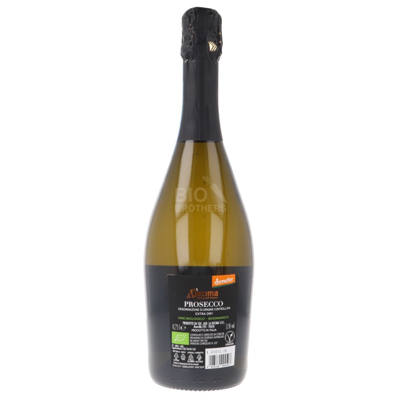 VINO PROSECCO DOC EXT.DRY DEMETER 750ML