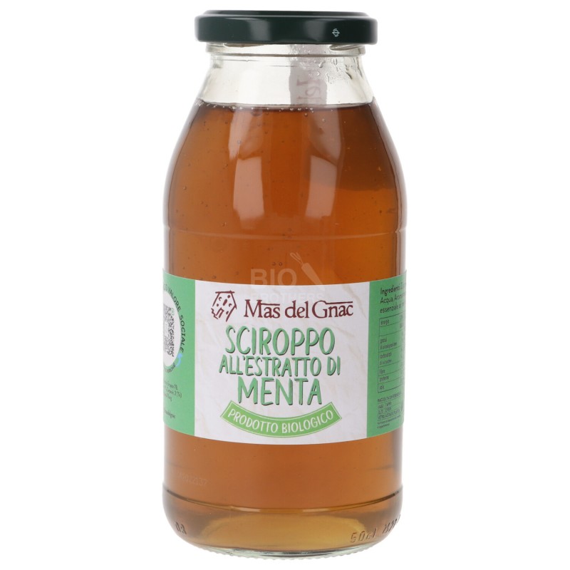 Sciroppo alla menta forte biologico