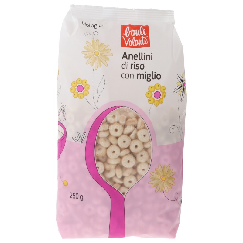 Anellini di Riso e Miglio per la Colazione biologici