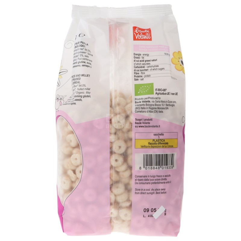 Anellini di Riso e Miglio per la Colazione biologici