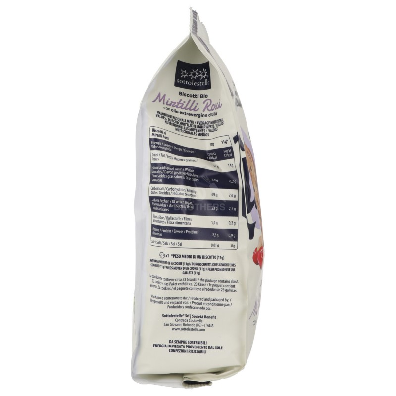 Biscotti Senatore Cappelli & Frutti  Rossi biologici
