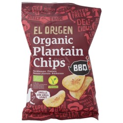 CHIPS PLATANO BBQ BIO VEGAN 80G