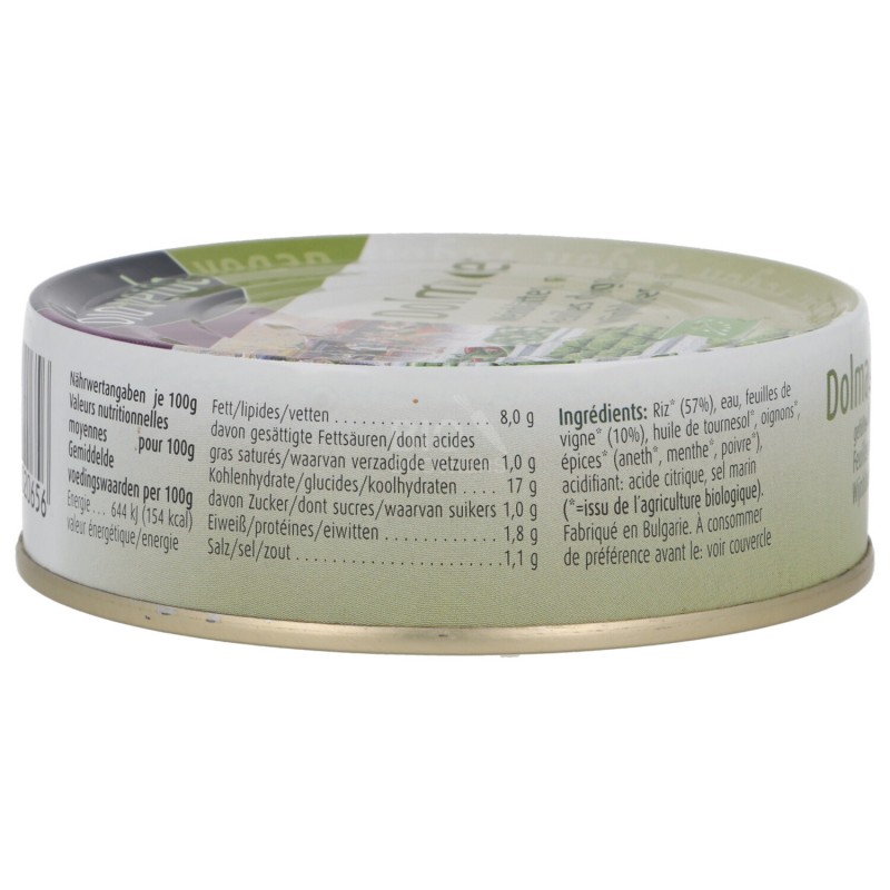 DOLMAS INVOLTINI RISO & VITE BIO 190G