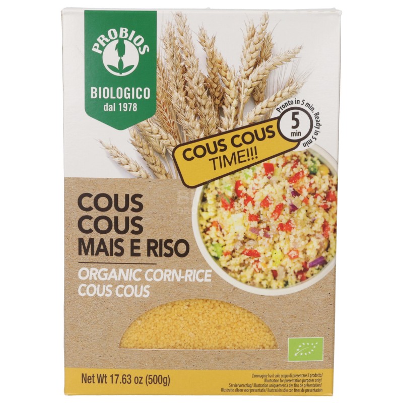 COUS COUS MAIS RISO 500GR PROBIOS
