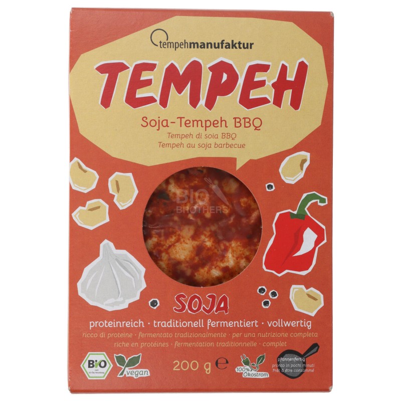 TEMPEH BBQ BIOLOGICO 200G T.MANUF.