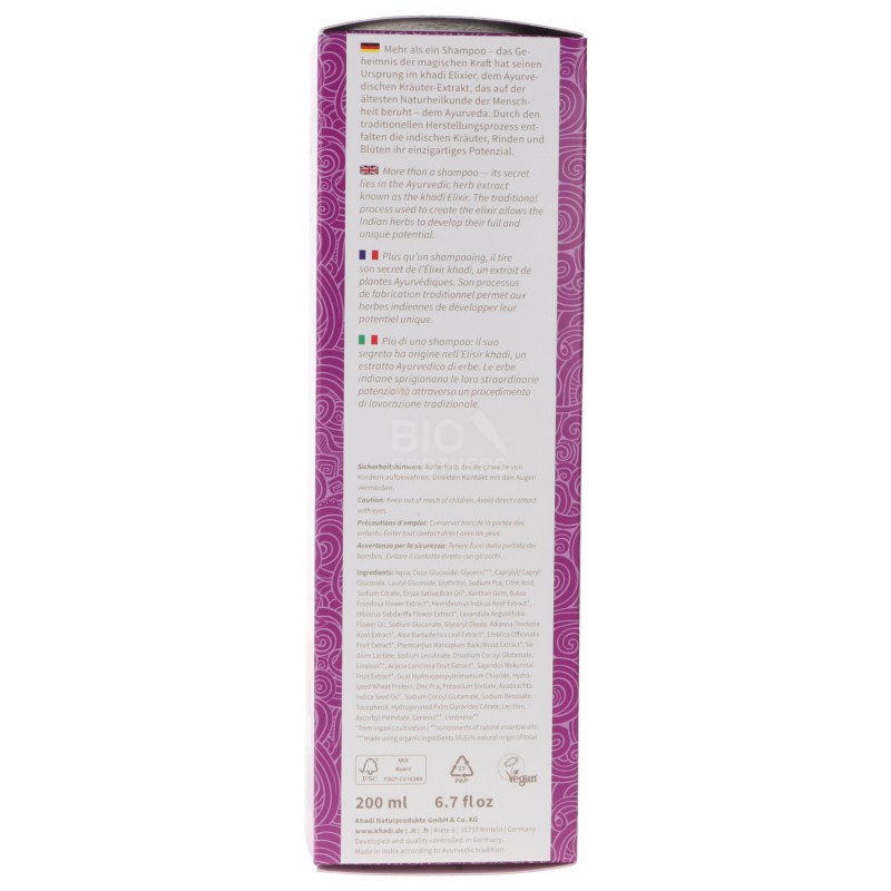 SHAMPOO LAVANDA AYURVEDA 200ML KHADI