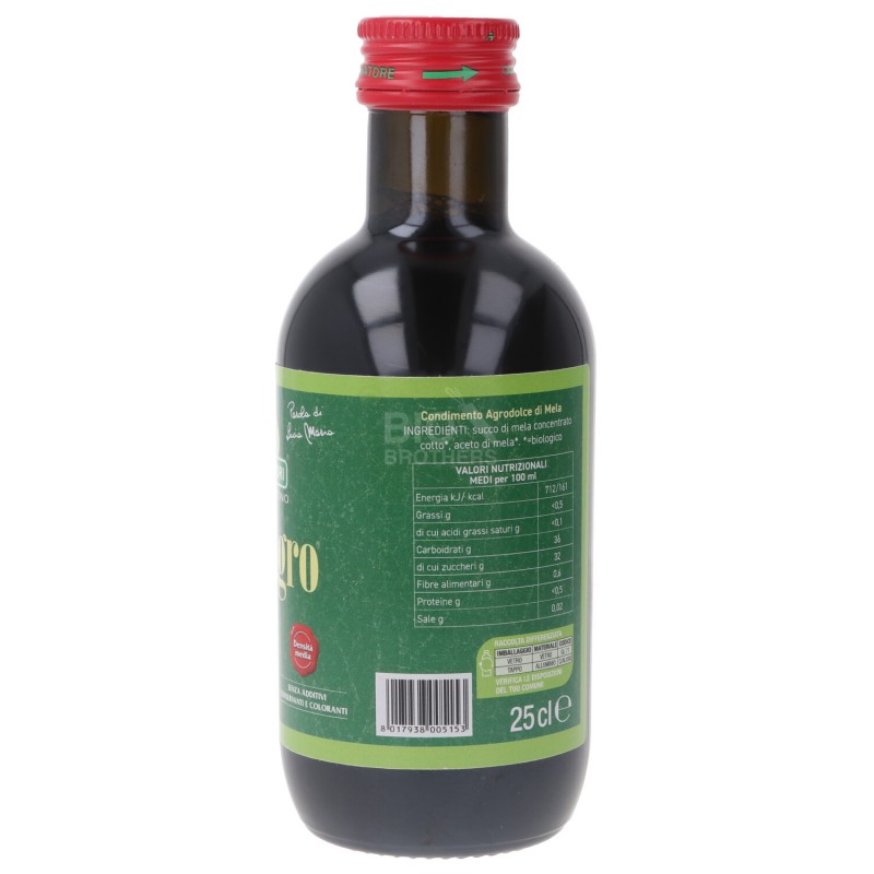 Aceto balsamico di mela senza coloranti media densità