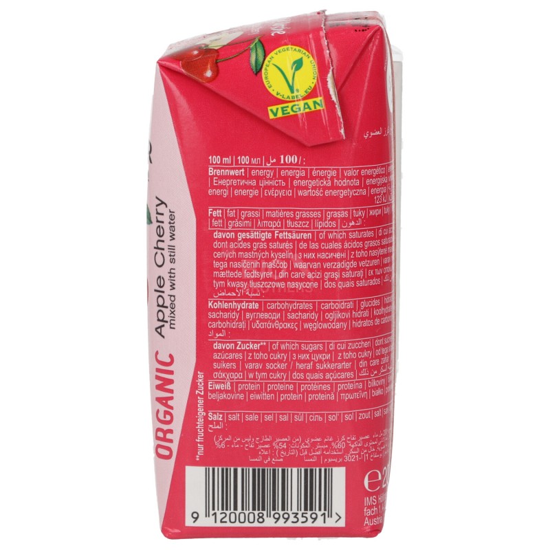 MELA-CILIEGIA & ACQUA 200ML HOLLINGER