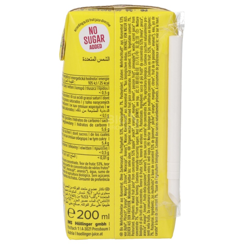 MULTI SUNRISE MINI & ACQUA 200ML HOLLINGER