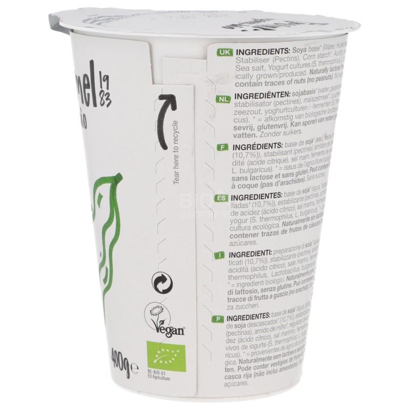 Dessert di soia al naturale