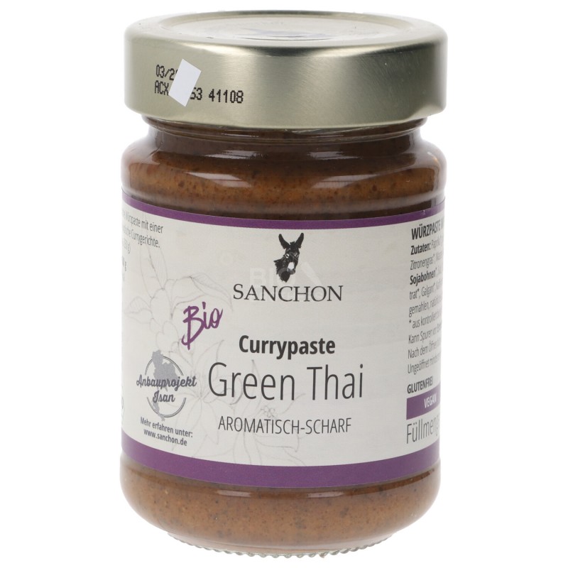 Pasta al Curry Green Thai biologica