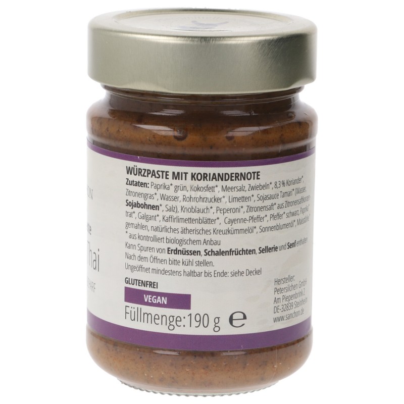 Pasta al Curry Green Thai biologica