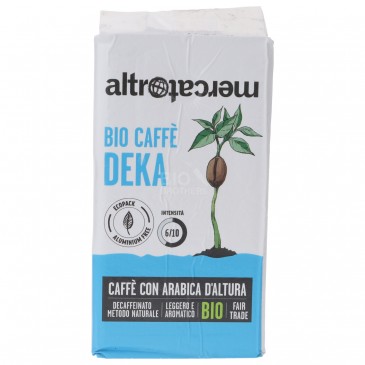 Bio Caffè Deka biologico decaffeinato per moka ed espresso Bio Caffè Deka biologico decaffeinato per moka ed espresso
