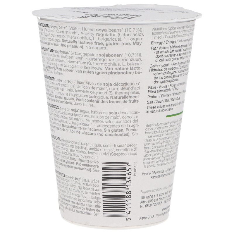 Dessert di soia al naturale