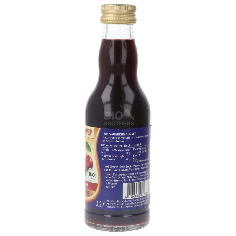 SUCCO 100% AMARENA BIO 200ML BEUTEL.