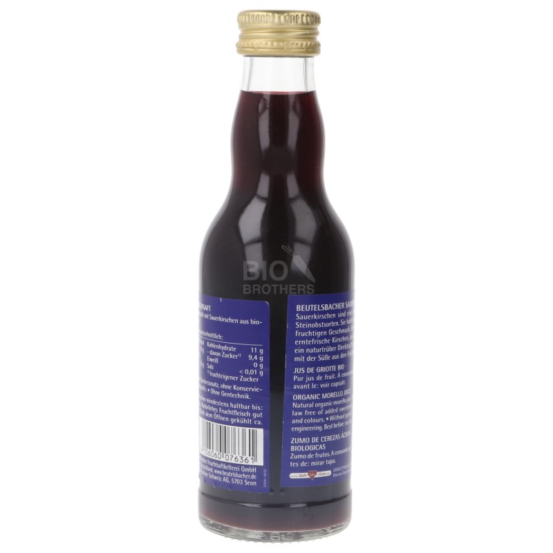 SUCCO 100% AMARENA BIO 200ML BEUTEL.