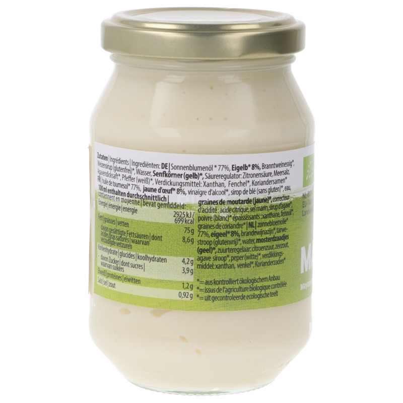 MAYONESE BIOLOGICA 250ML GREEN