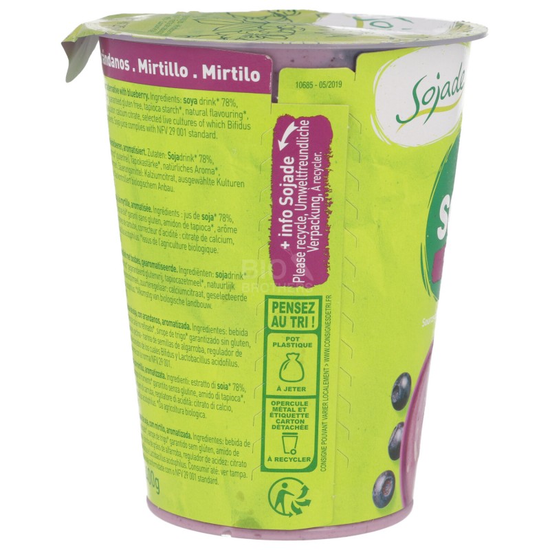 Dessert di  Soia al Mirtillo