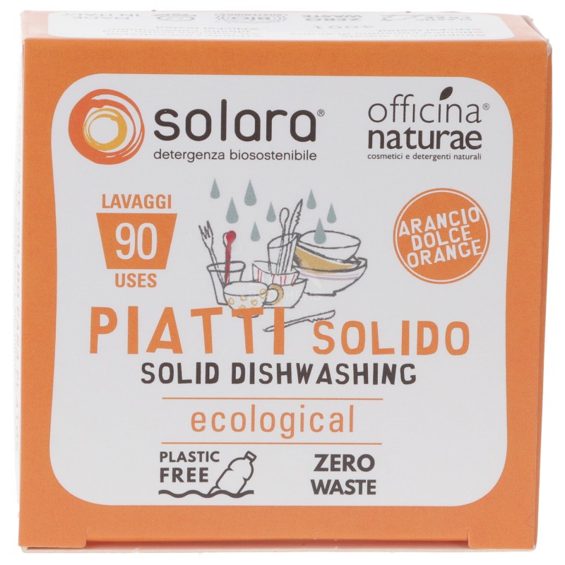 DET.PIATTI SOLIDO ARANCIO ECO 80G SOLARA