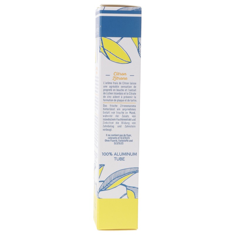Gel Dentifricio al Limone omeocompatibile senza fluoro