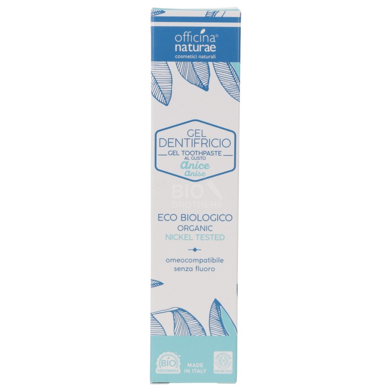 Gel Dentifricio all'Anice omeocompatibile senza fluoro