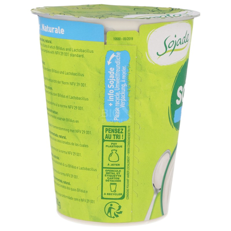 Dessert di soia  al naturale